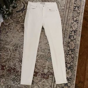 Everlane White Skinny Jeans